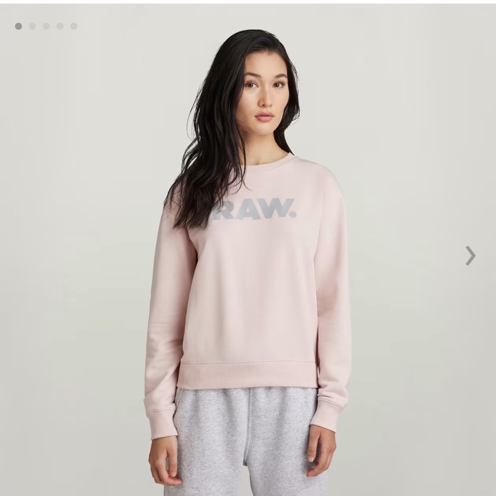 G-Star Light Pink Crewneck Sweater